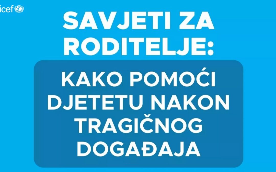 Kako biti podrška djetetu nakon tragičnog događaja