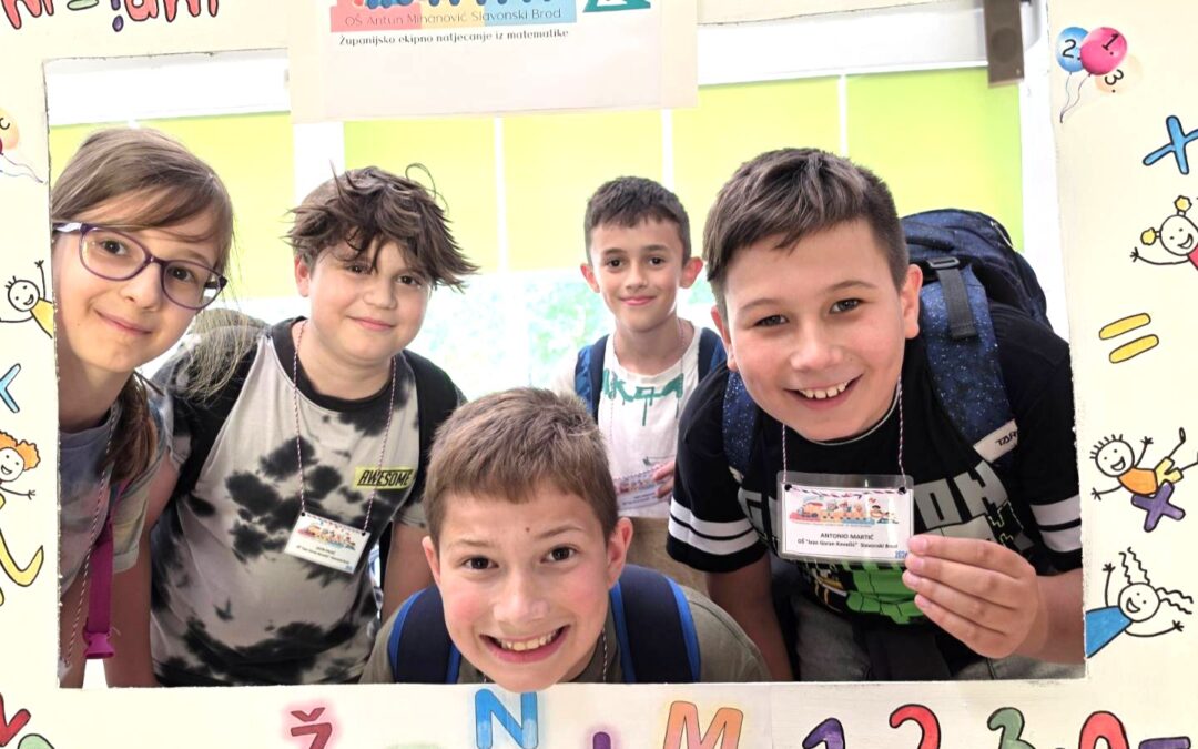 Izvrstan uspjeh naših četvrtaša na Županijskom natjecanju iz matematike